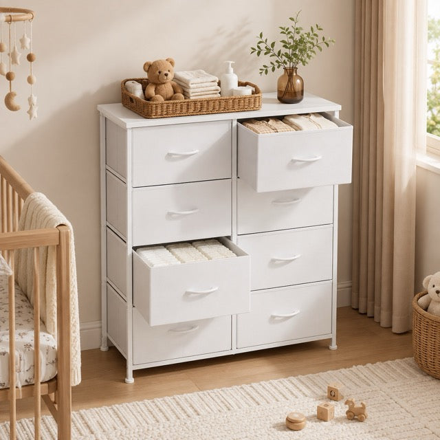 8-Drawer Fabric Storage Tower Dresser