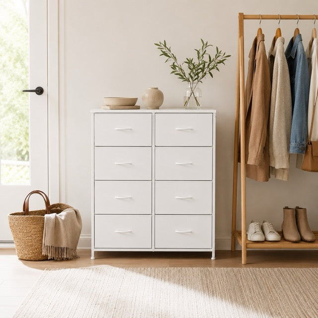 8-Drawer Fabric Storage Tower Dresser