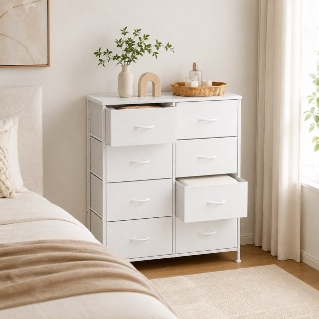 8-Drawer Fabric Storage Tower Dresser