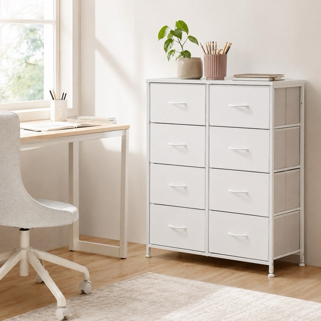 8-Drawer Fabric Storage Tower Dresser