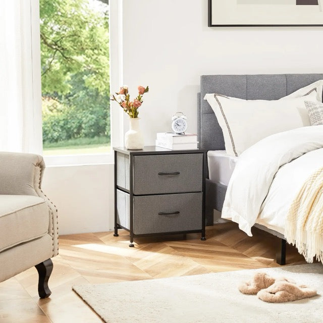Fabric Dresser with 2/4 Drawers – Freestanding Storage Chest for Bedroom & Living Room