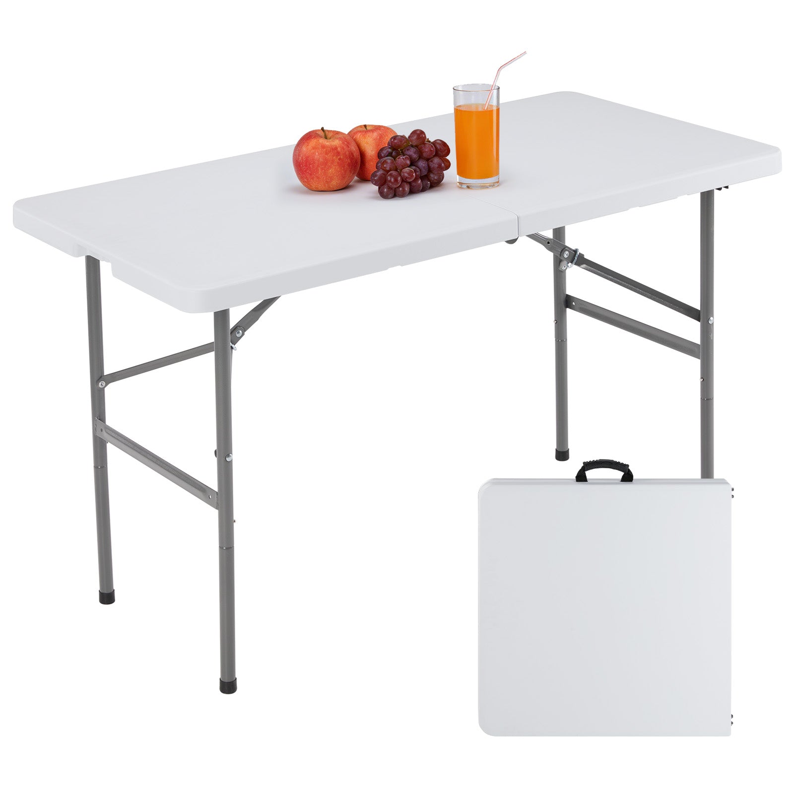 Portable Folding Table with Carrying Handle