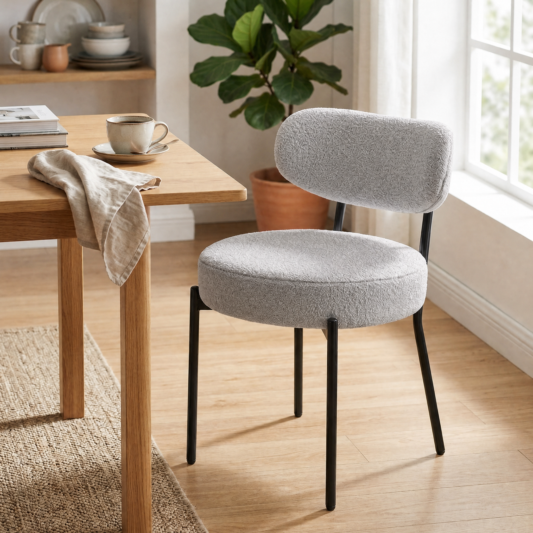 Cushioned Dining Chairs Set of 4