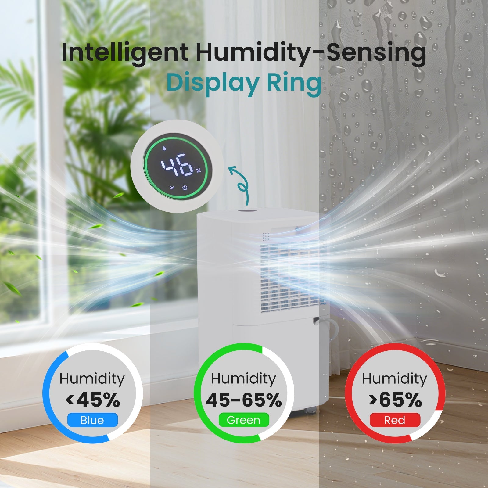 2500–5500 Sq Ft 3-Mode Dehumidifier