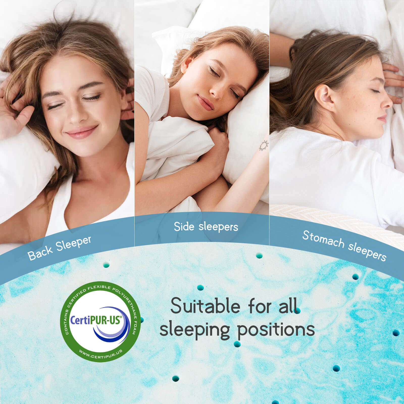 Memory Foam Mattress Topper