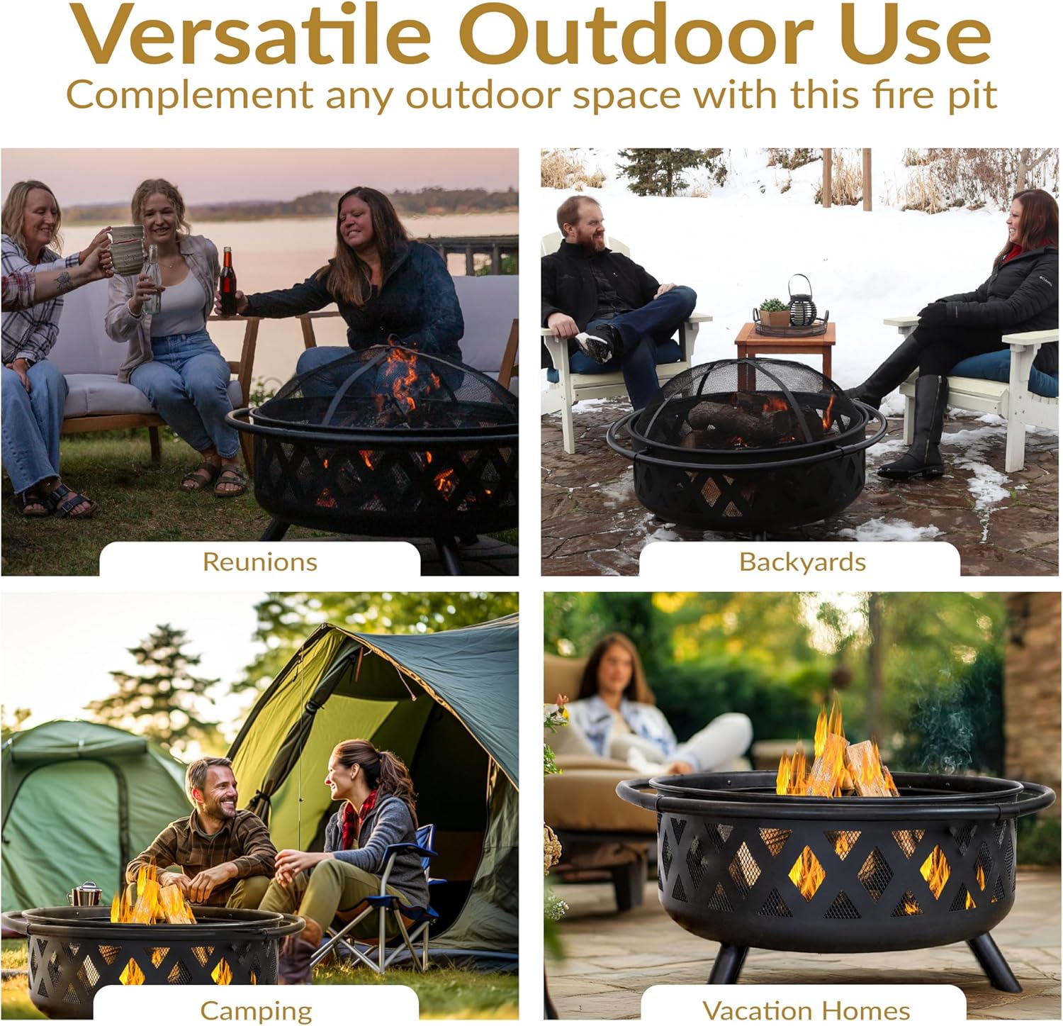 The Gatherer Steel Outdoor Fire Pit