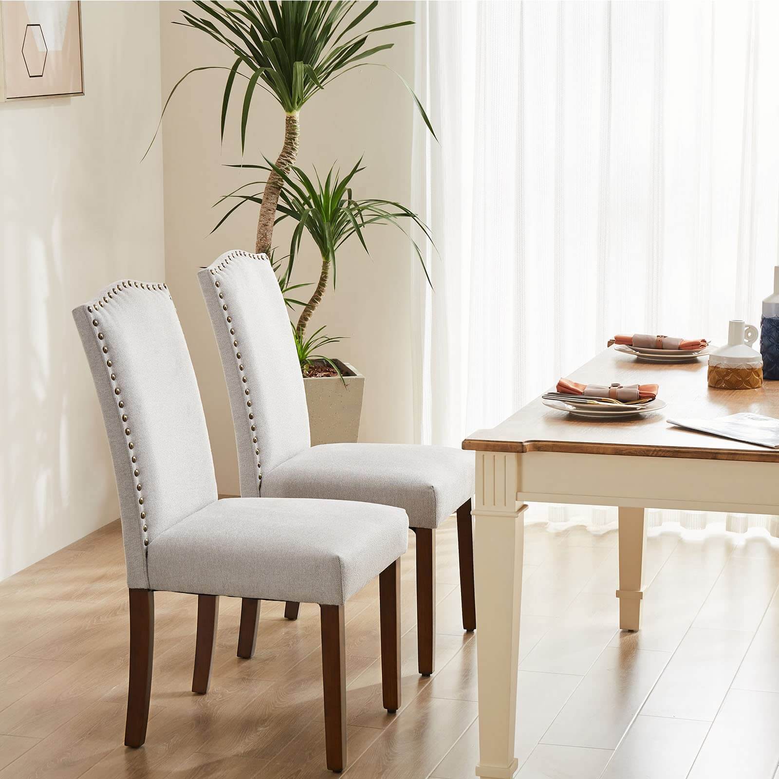 wooden dining chairs