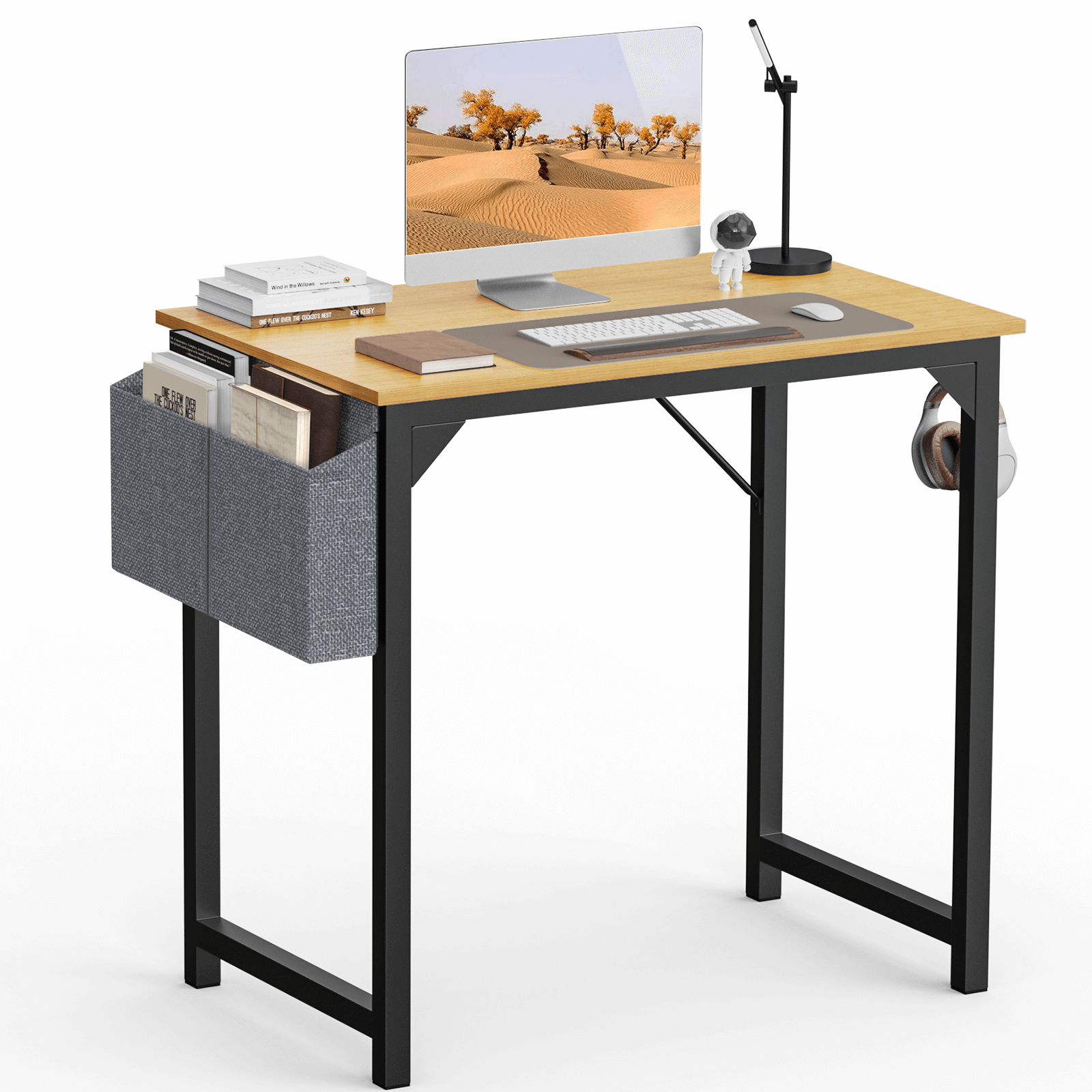 Organizer Computer Desk with Storage Pockets