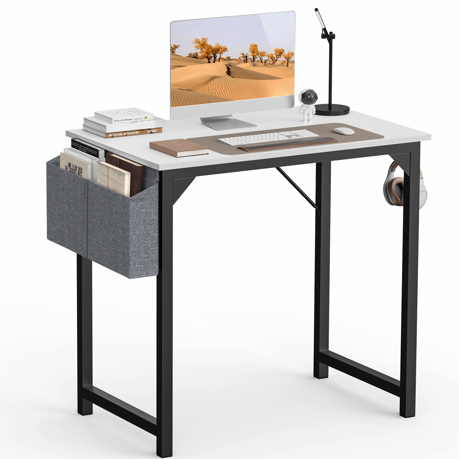 Organizer Computer Desk with Storage Pockets