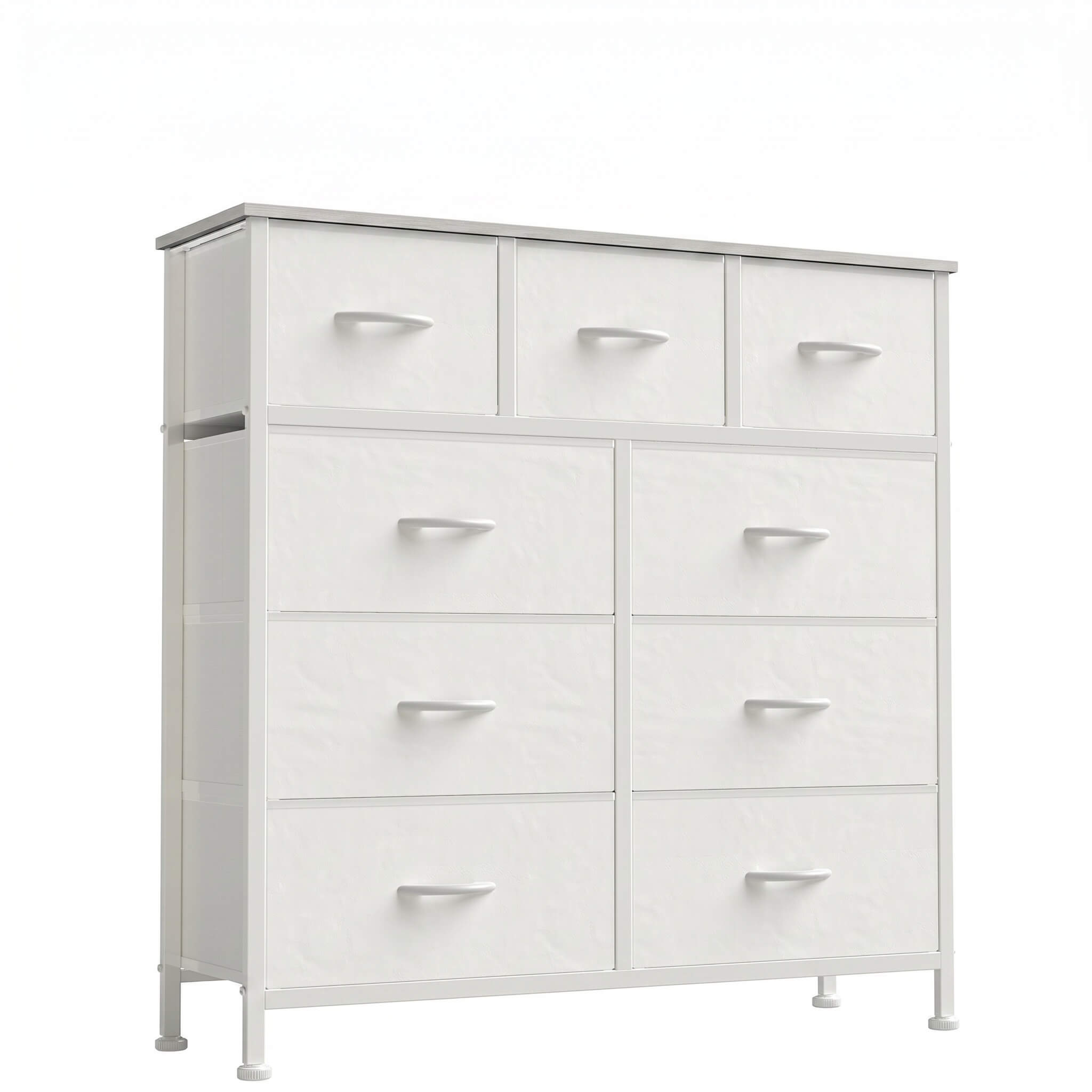 Warebay Fabric Storage Dresser with 9 Drawers, Space-Saving Organizer for Bedroom & Home