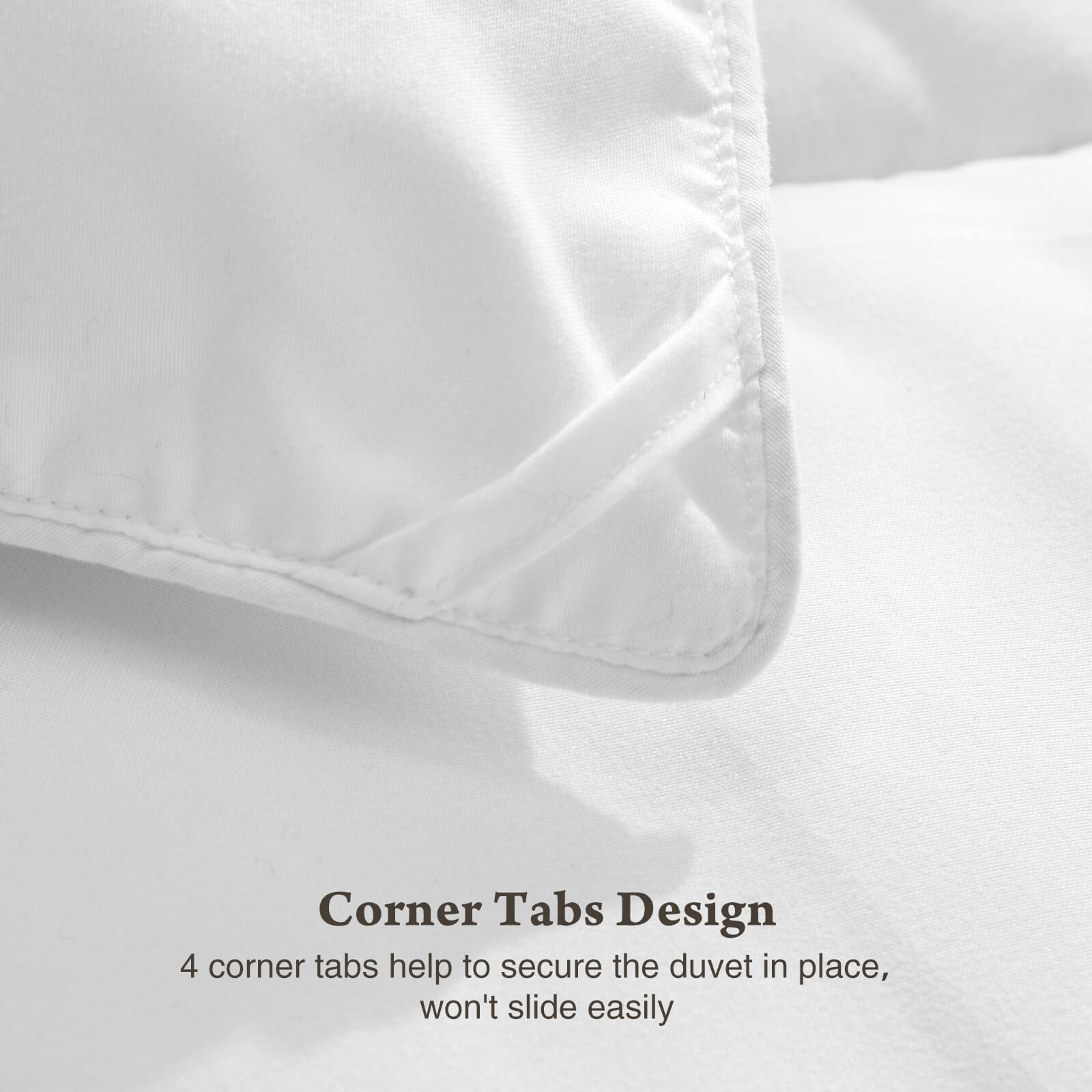All-Season Queen Feather Comforter with Duvet Cover