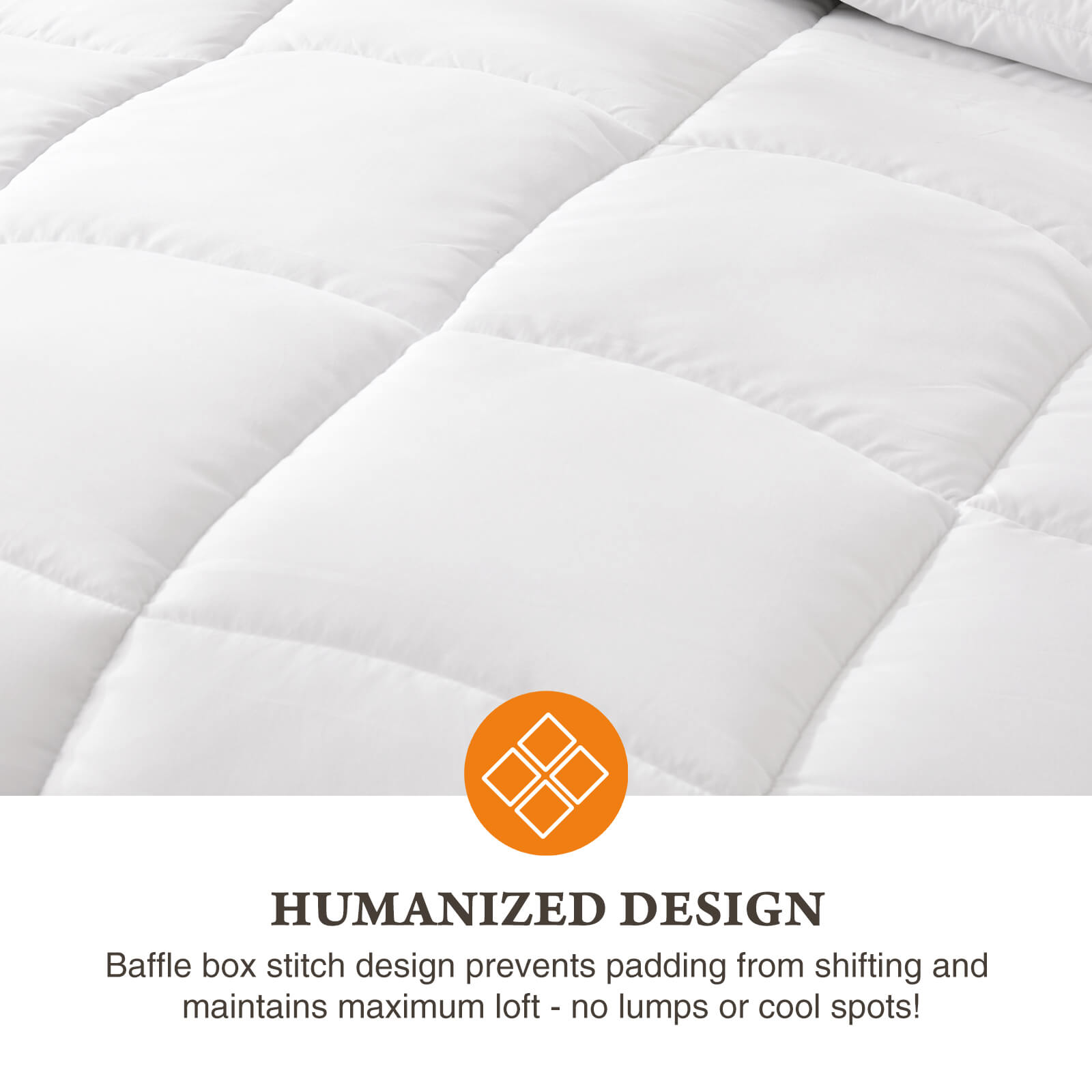 All-Season Queen Feather Comforter with Duvet Cover