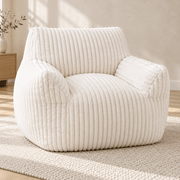 Bean Bag Sofa Chair with High-Resilience Foam Filling for Living Room