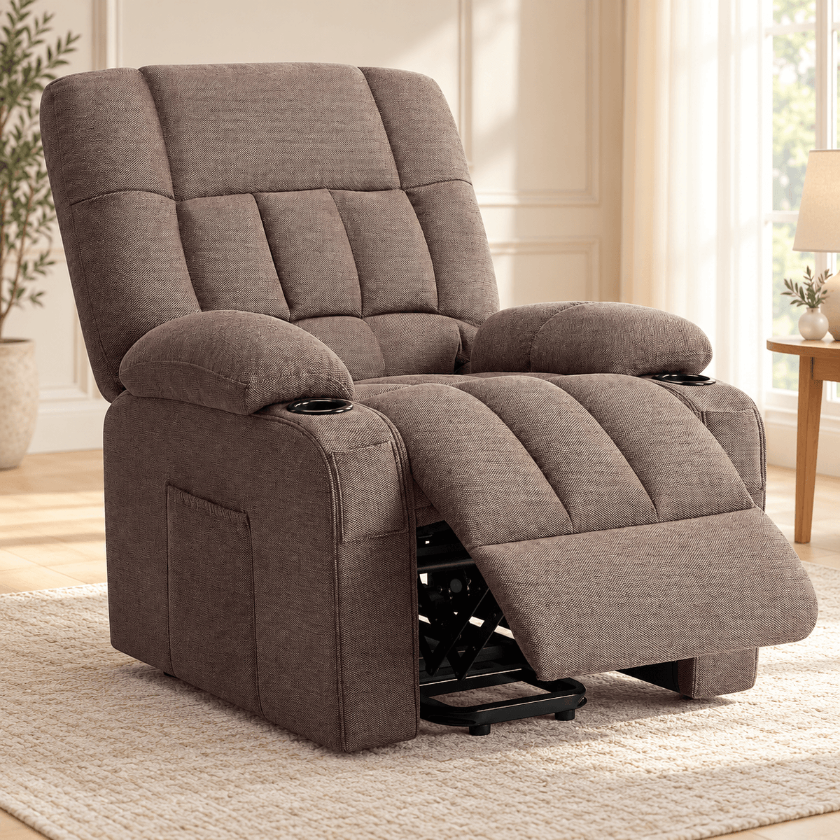 Power Lift Recliner Chair with Massage & Heat, Remote Control