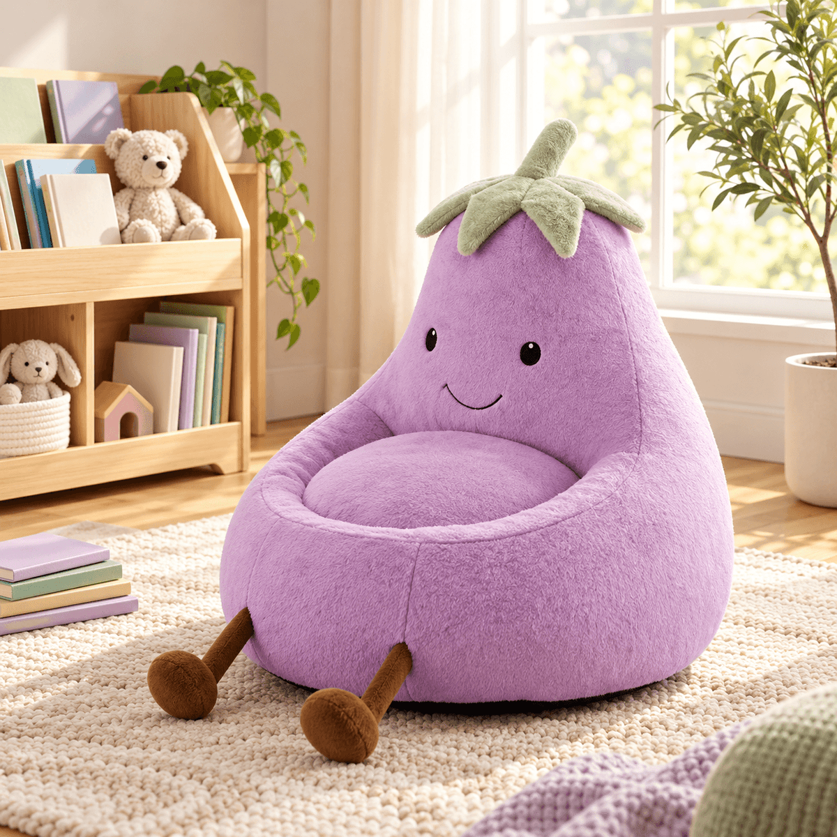 Kids Bean Bag Chair, 24"/31" Plush Lounge Sofa Chair, Perfect Christmas Gift for Kids
