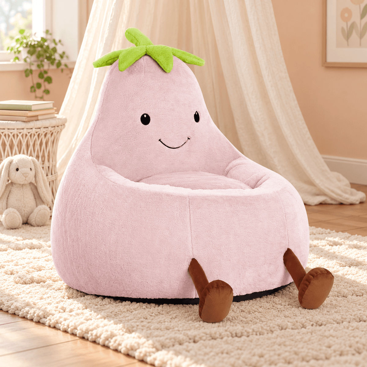 Kids Bean Bag Chair, 24"/31" Plush Lounge Sofa Chair, Perfect Christmas Gift for Kids