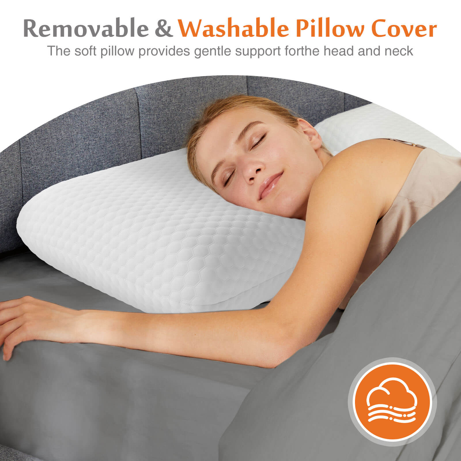 Memory Foam Gel Cooling Pillow