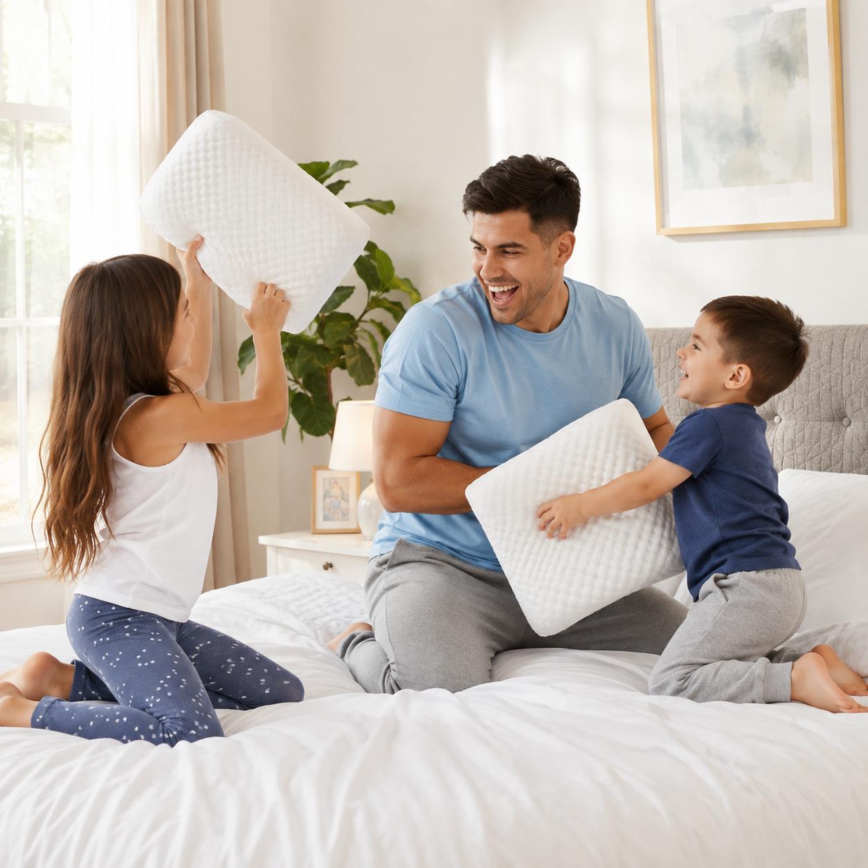 Gel-Infused Memory Foam Cooling Pillow – Pressure Relief & Temperature Regulation for Better Sleep