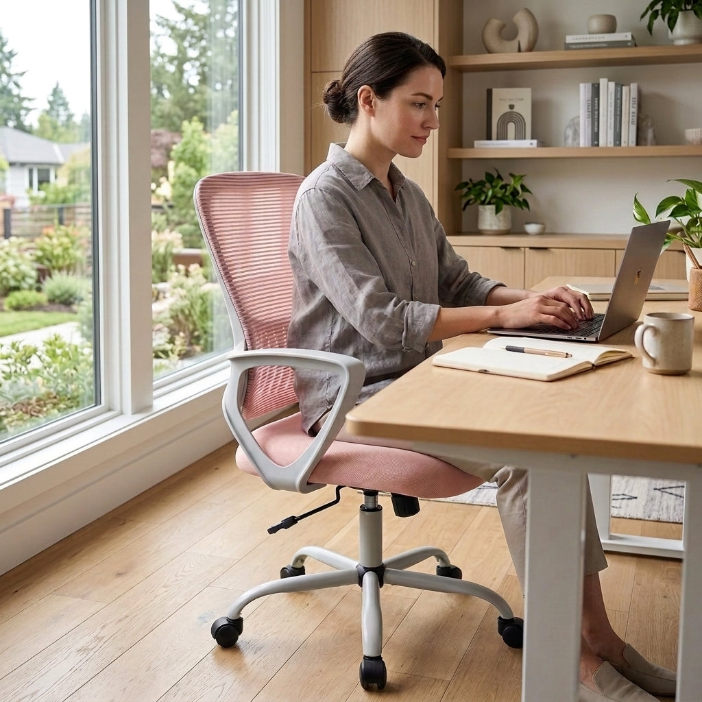 Ergonomic Mesh Drafting Office Chair