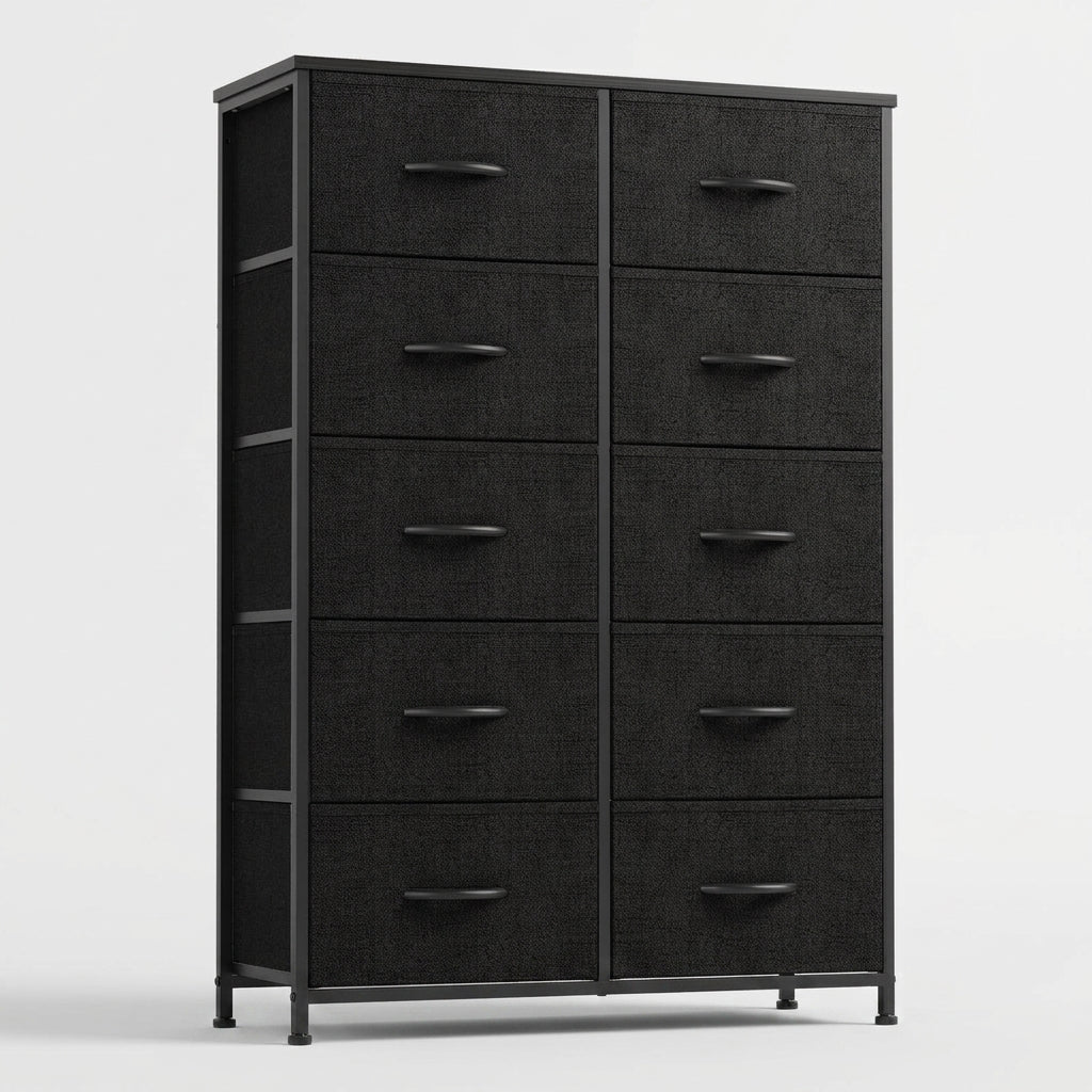 10 Drawer Tall Fabric Dresser