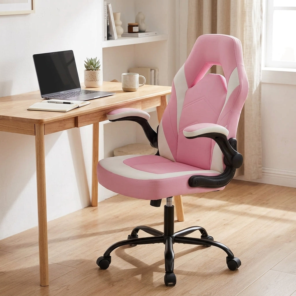 Leather Gaming Chair Height Adjustable