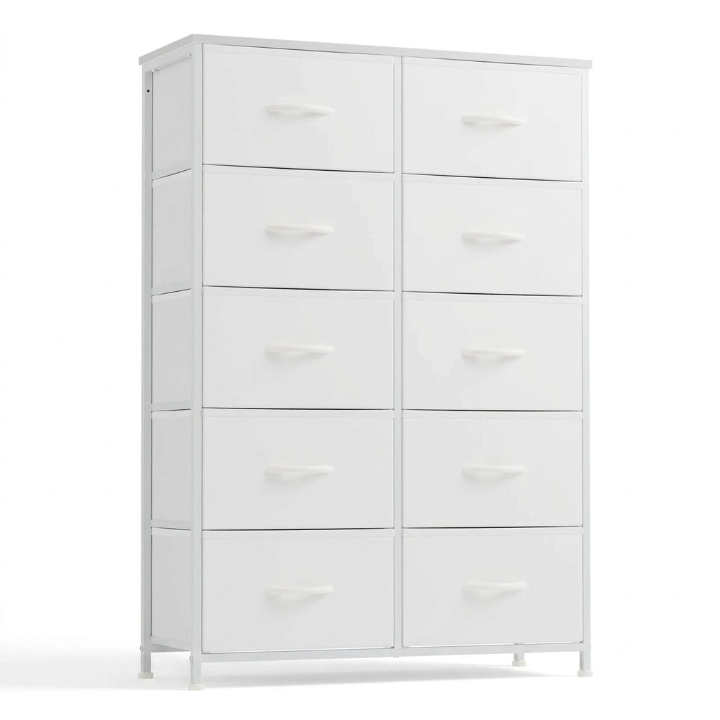 10 Drawer Tall Fabric Dresser
