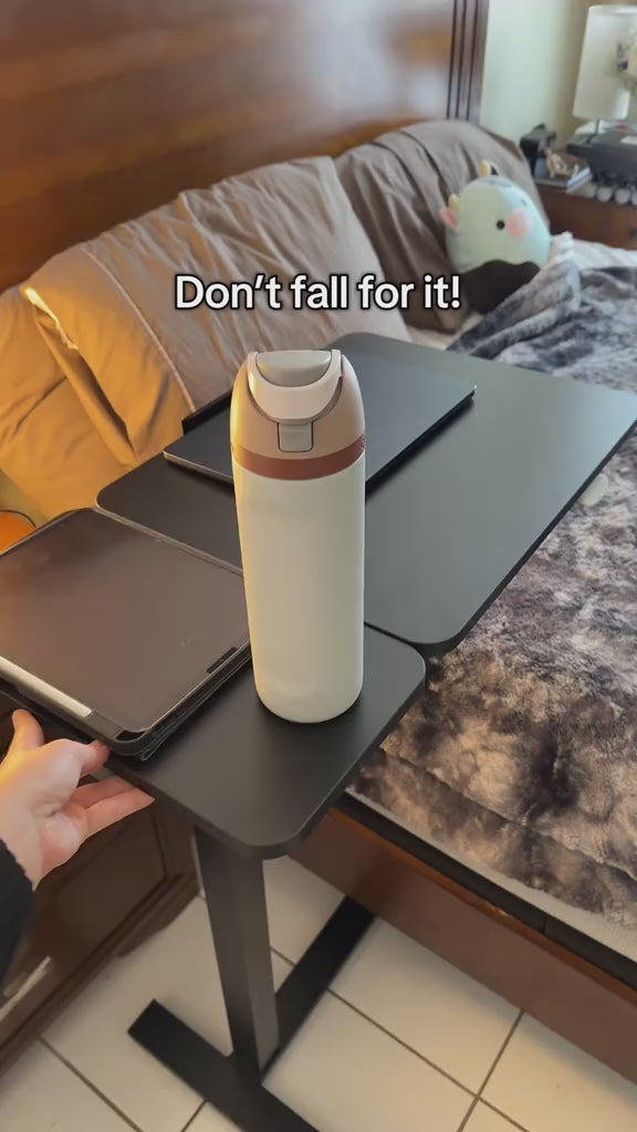 Video uploaded via SwipeReel - Warebay Adjustable Mobile Standing Desk with Wheels.mp4