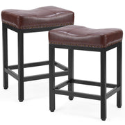 saddle bar stools #Color_Brown