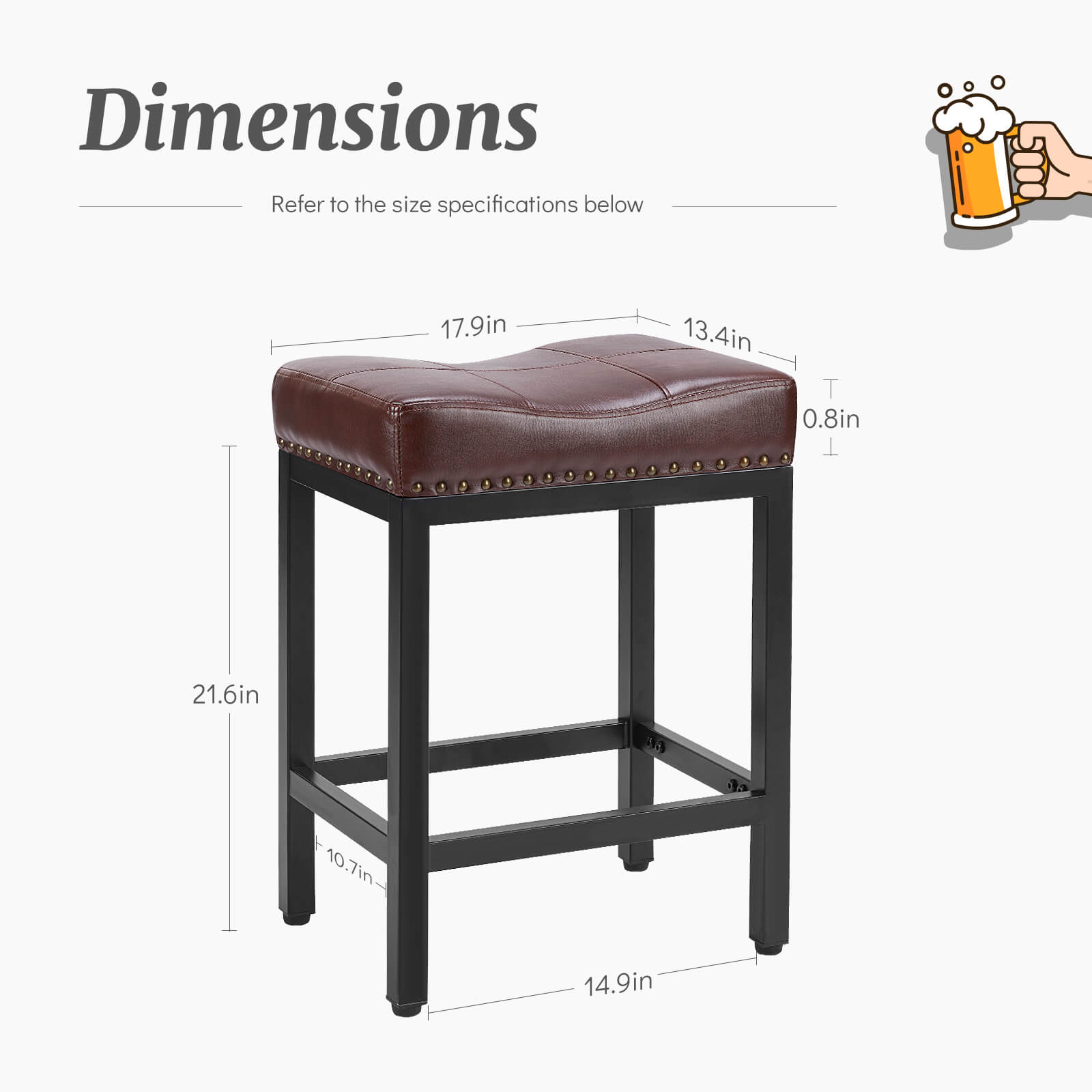 saddle barstool