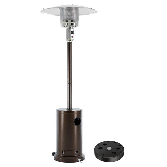 48,000 BTU Propane Patio Heater – Double-Layer Stainless Steel Burner, Tabletop & Safety Shutoff